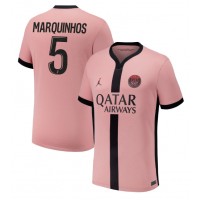 Camiseta Paris Saint-Germain Marquinhos #5 Tercera Equipación Replica 2024-25 mangas cortas